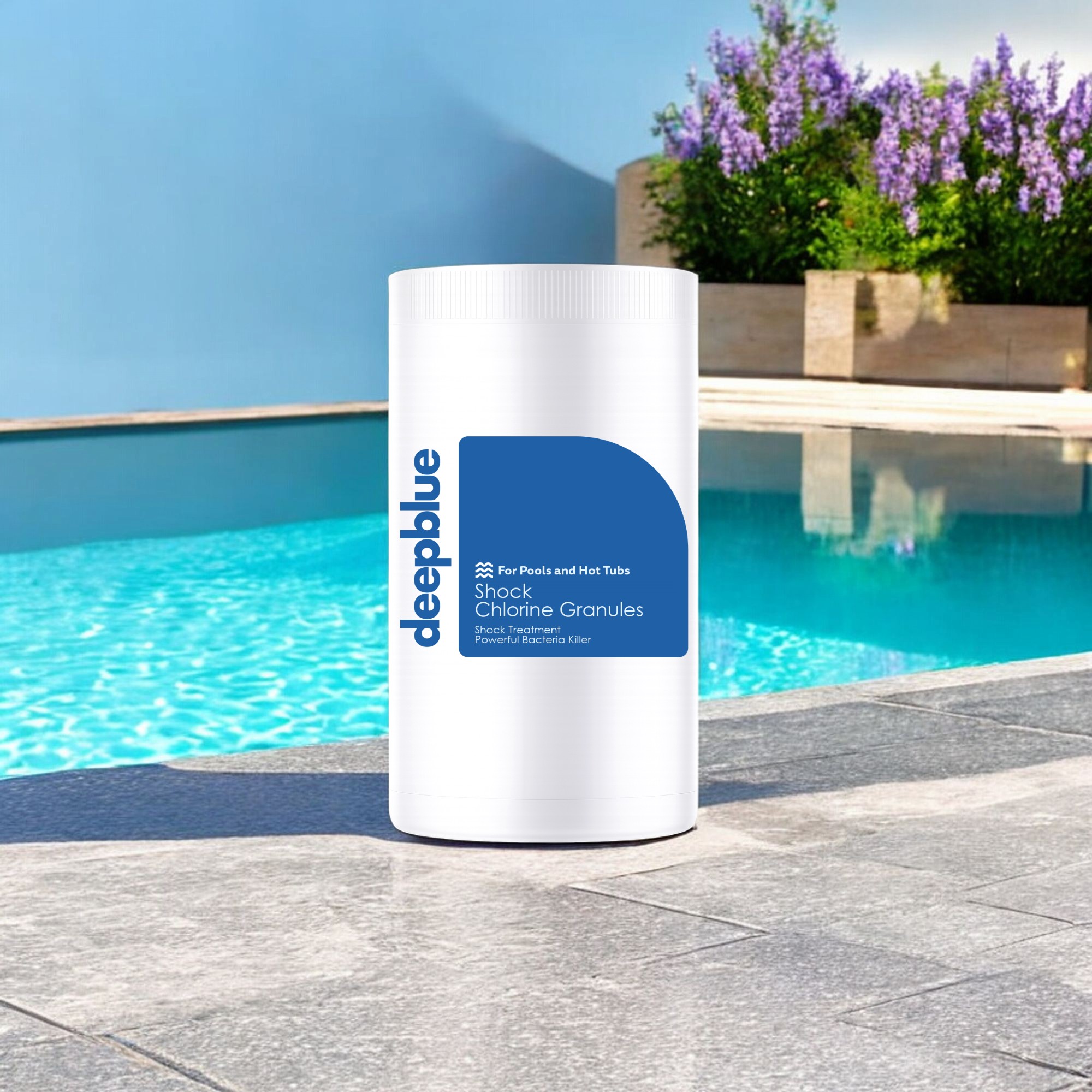 Deep Blue Pro Shock Chlorine Granules for hot tubs, spas and swimming pools 2Kg - Image 8