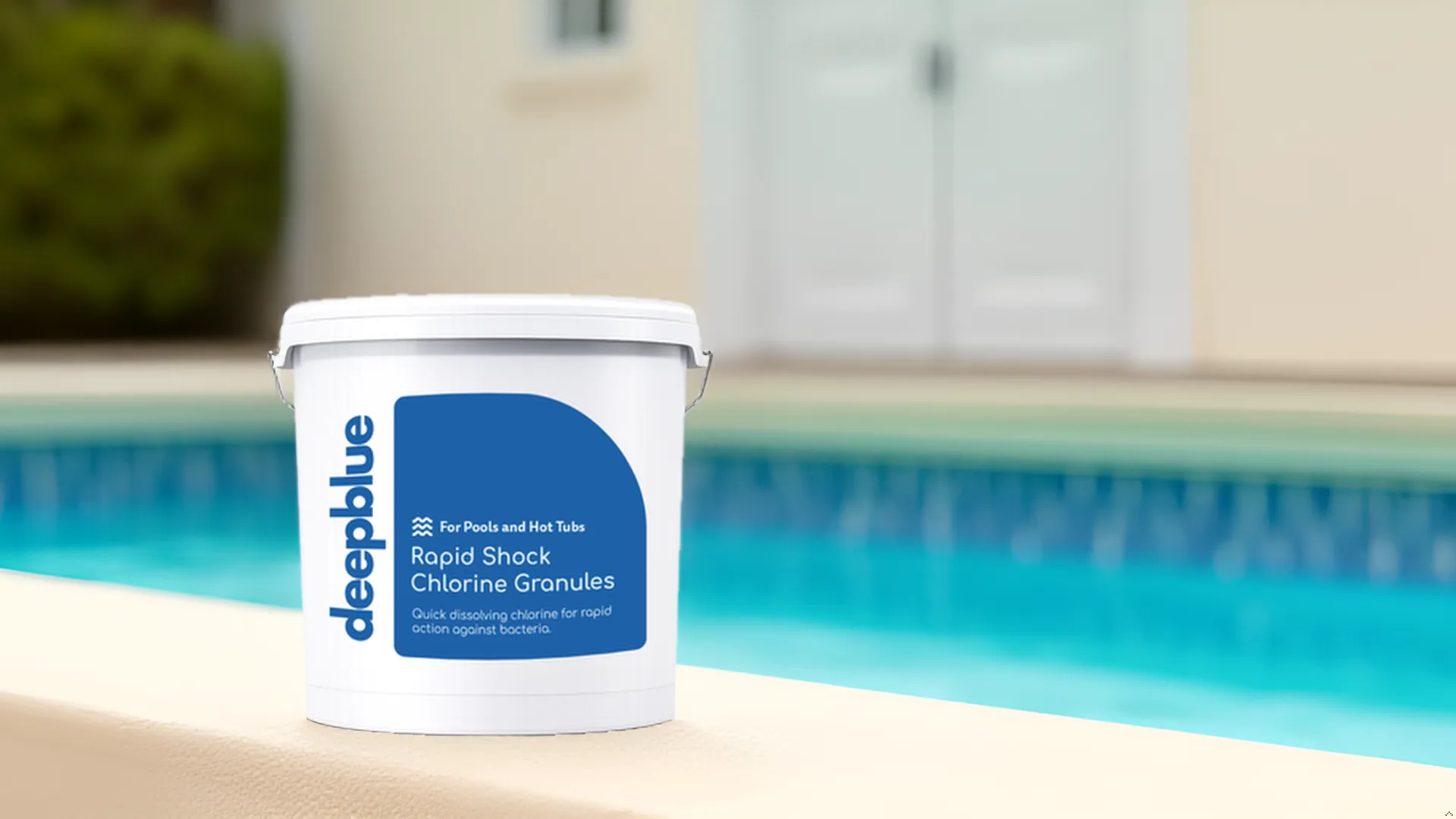 Deep Blue Pro Shock Chlorine Granules for hot tubs, spas and swimming pools 10Kg - Image 2