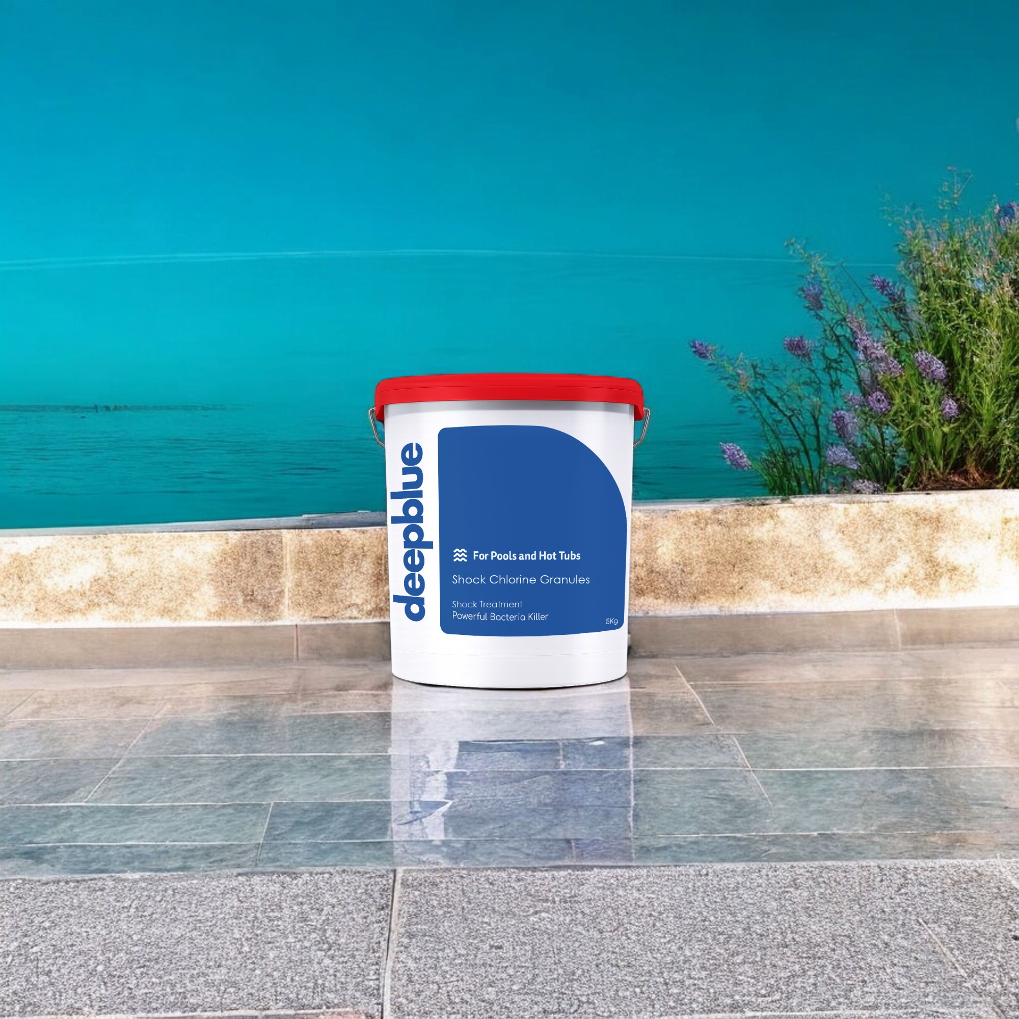 Deep Blue Pro Shock Chlorine Granules for hot tubs, spas and swimming pools 5Kg - Image 8