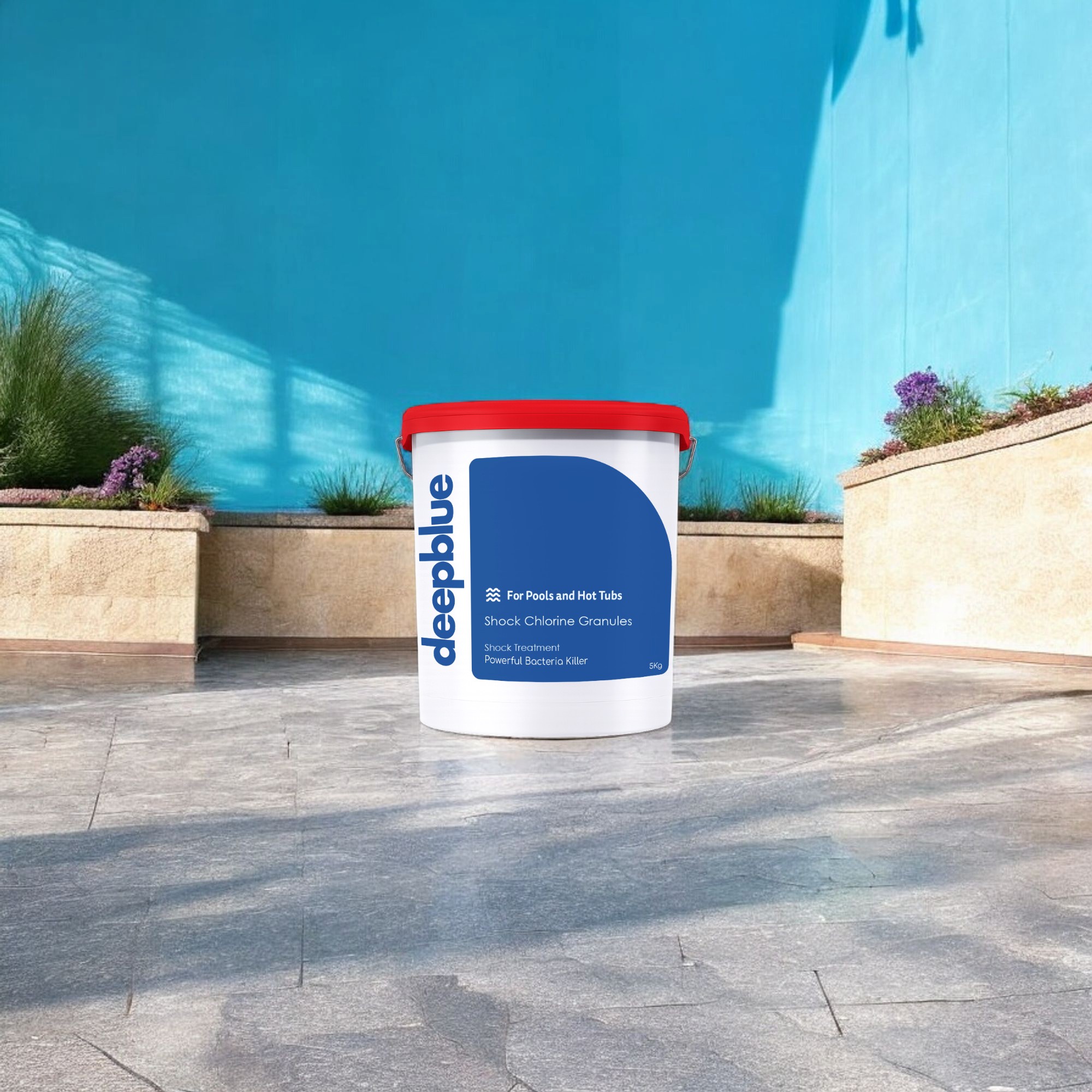 Deep Blue Shock Chlorine Granules ideal for spas and hot tubs - 50kg - Image 6