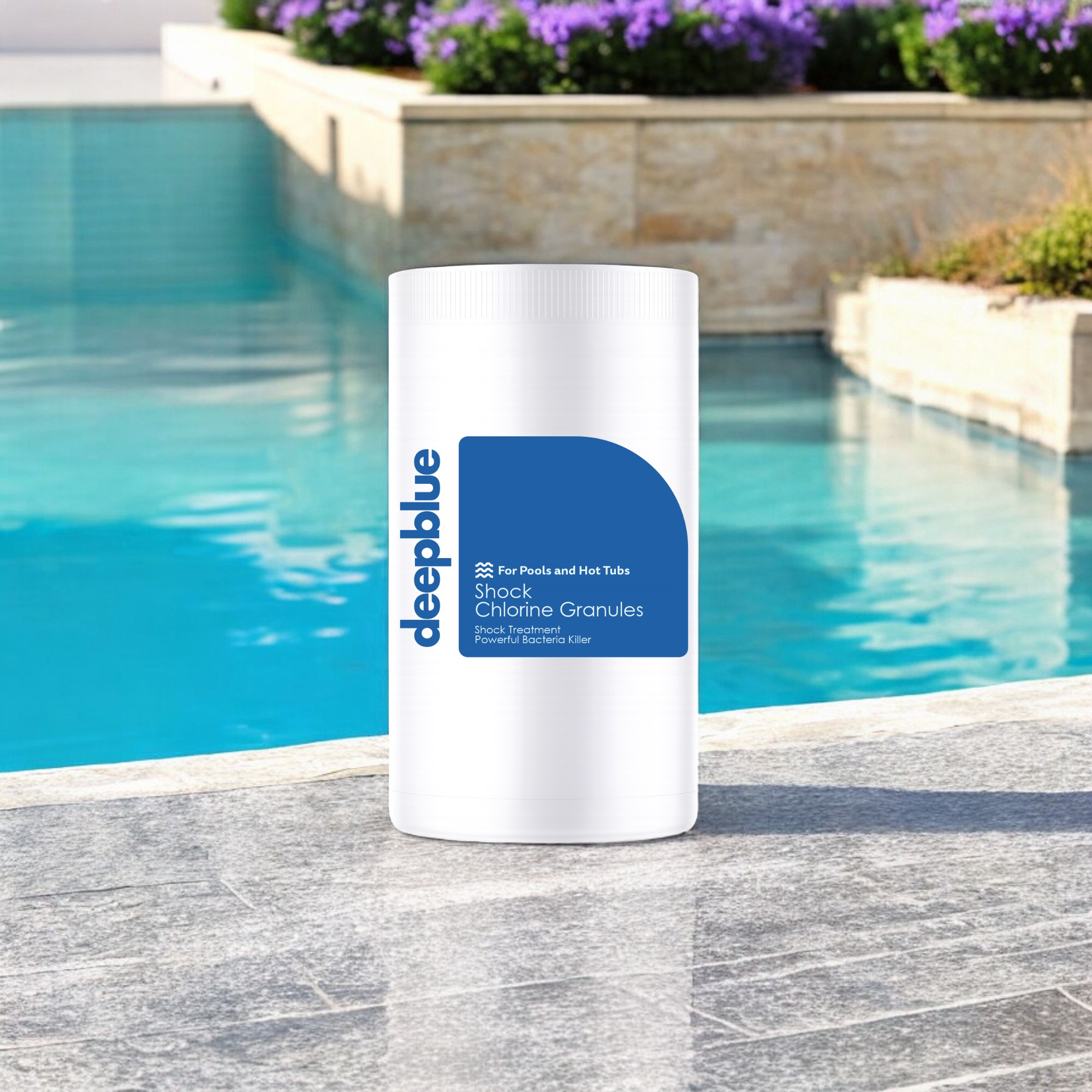 Deep Blue Pro Shock Chlorine Granules for hot tubs, swim spas and swimming pools 5Kg - Image 8