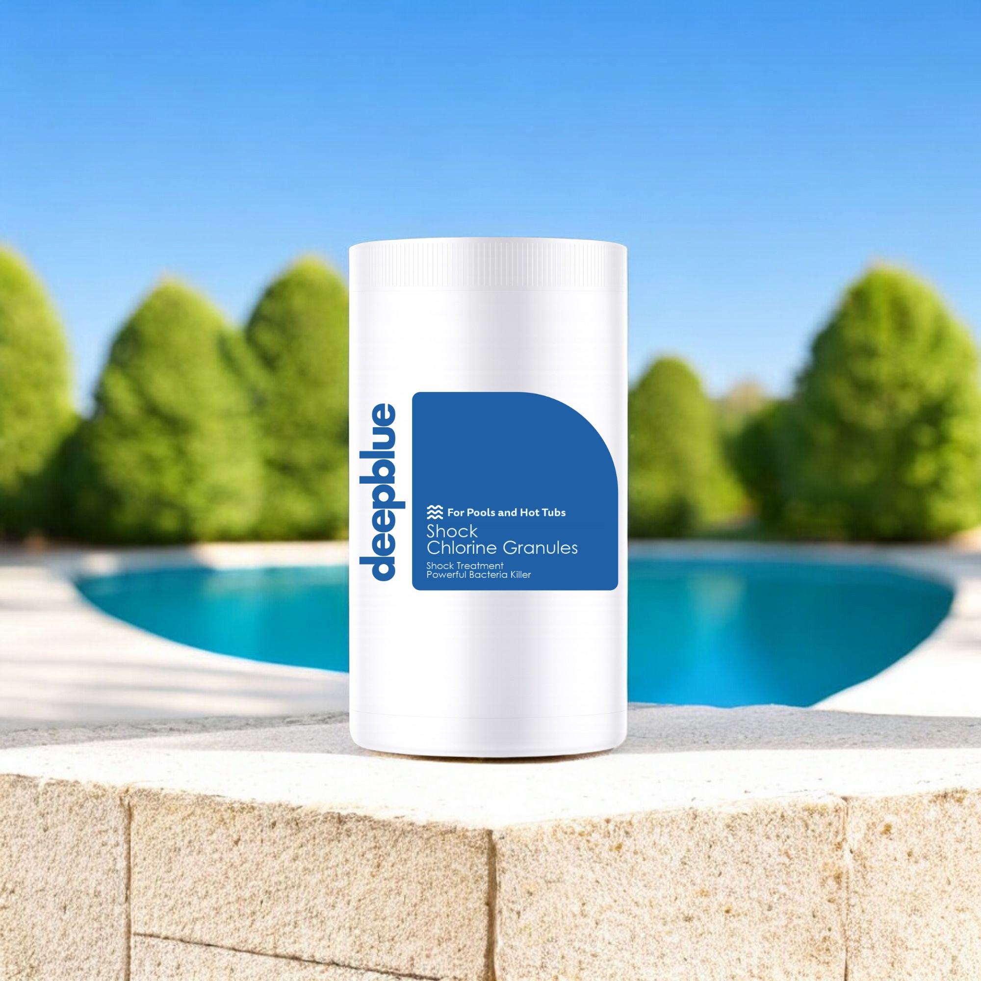 Deep Blue Pro Shock Chlorine Granules for hot tubs, swim spas and swimming pools 10Kg - Image 6