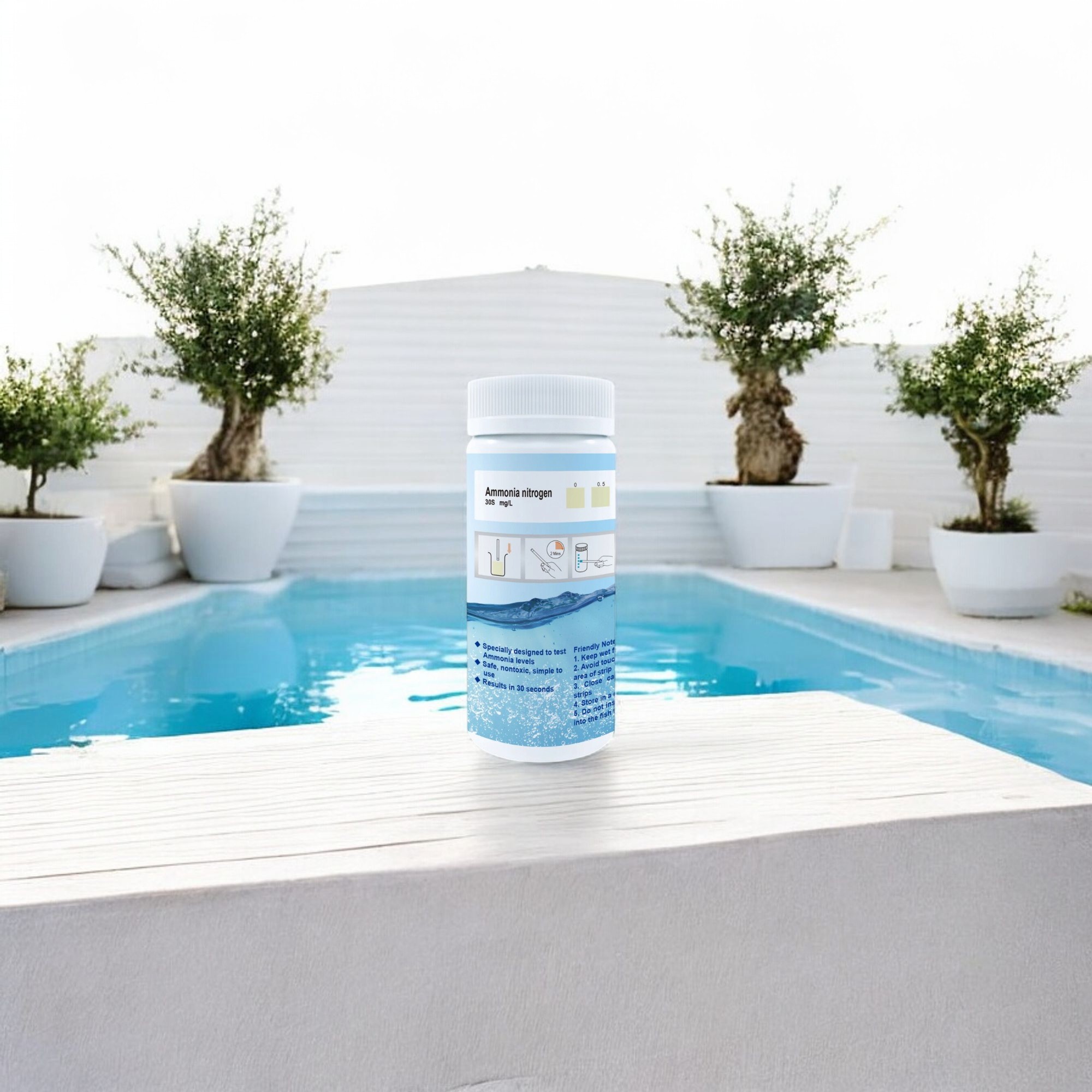 Deep Blue Ammonia Test Strips - Water Test for Aquarium, Pond, Pool & Spa - Image 5