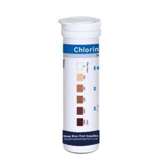 Deep Blue Chlorine Dioxide Test Strips - Disinfectant Water Test for Pools & Spas (0-3000mg/L)