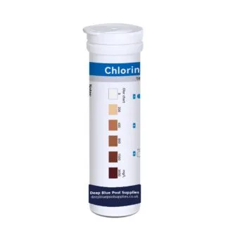 Deep Blue Chlorine Dioxide Test Strips - Disinfectant Water Test for Pools & Spas (0-3000mg/L)