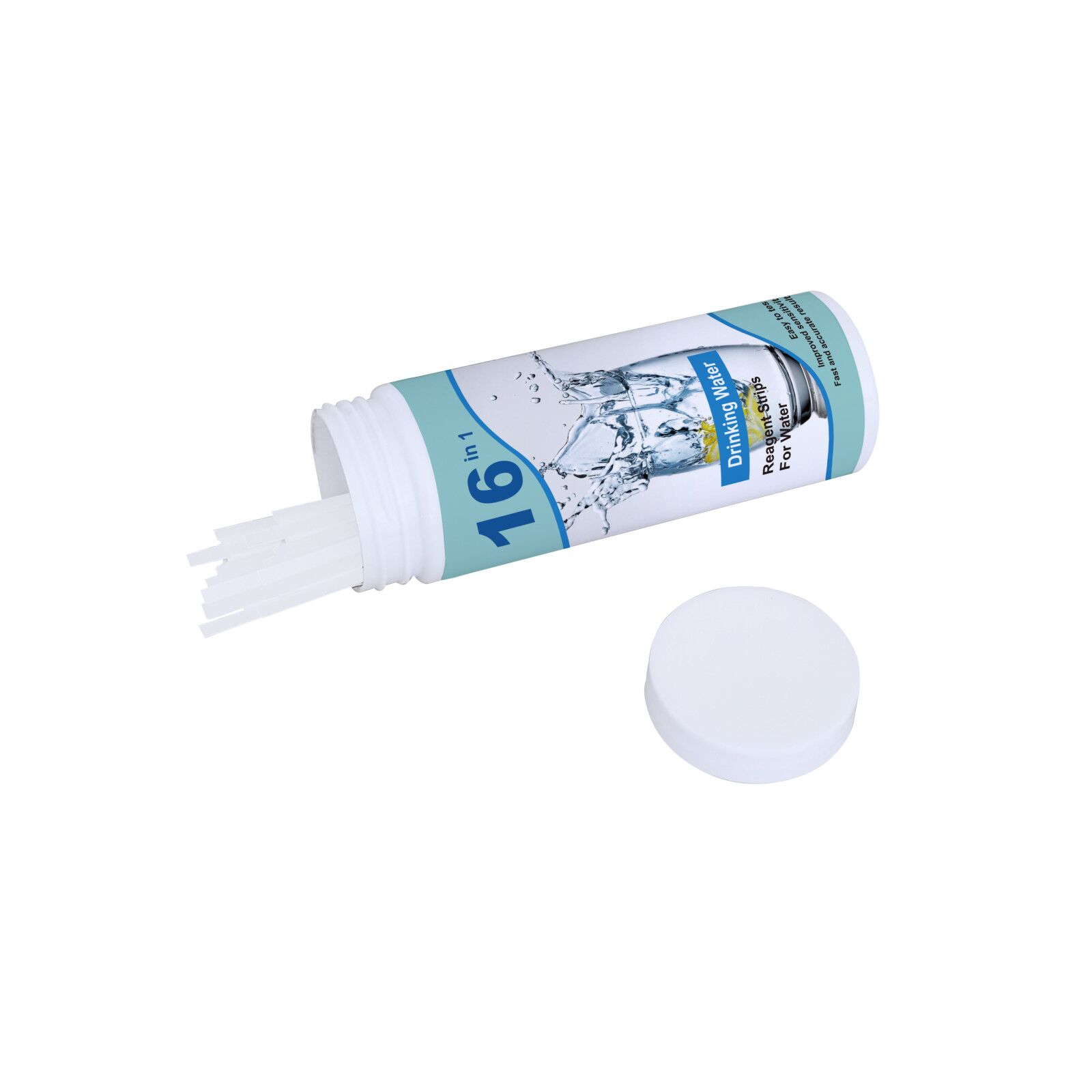 Deep Blue Drinking Water Test Strips - Tap, Well & Borehole Water Quality Test Kit, 16-in-1 - Image 7