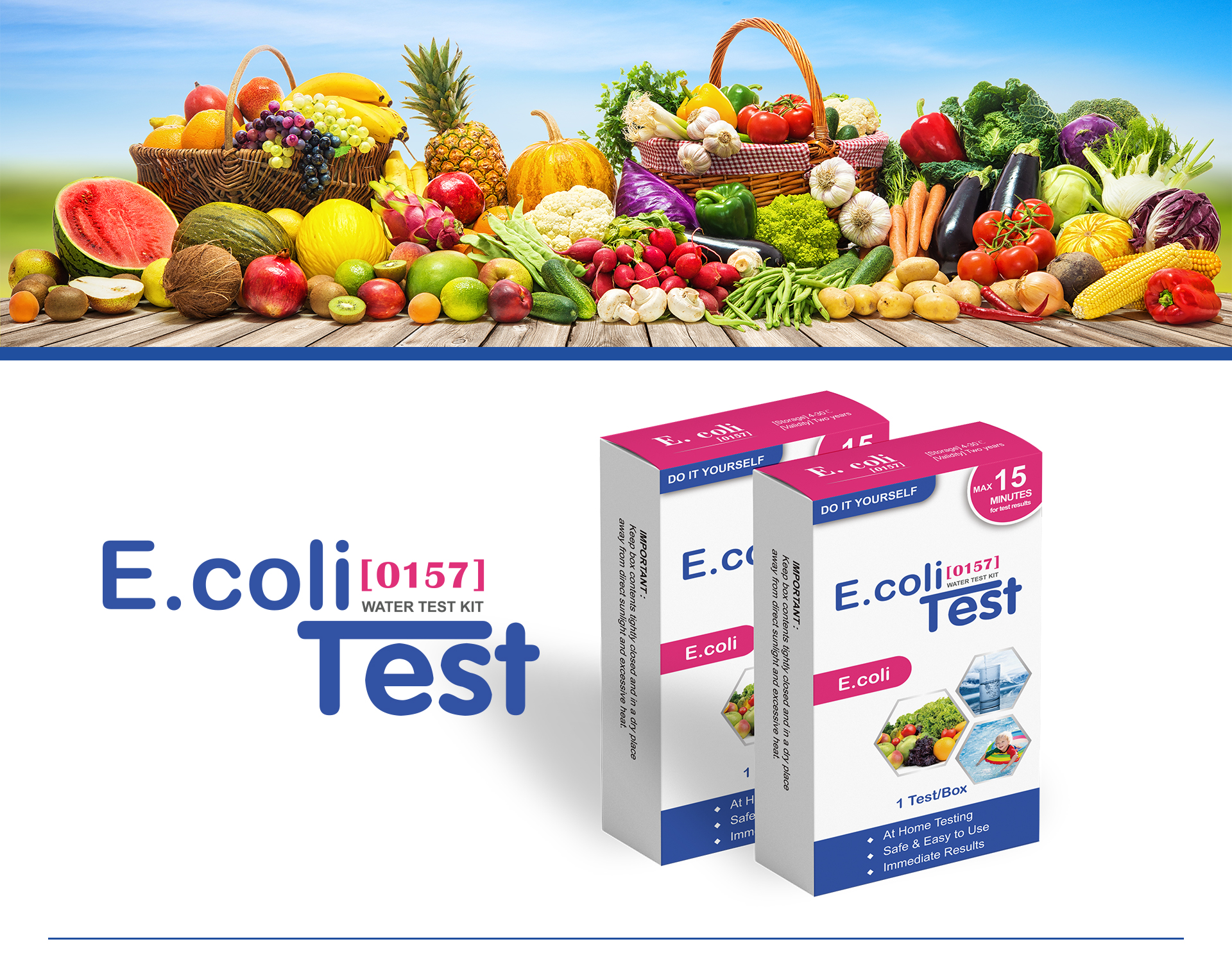 Deep Blue E.coli Test Kit - Drinking Water Bacteria Test, Results in 15 Minutes - Image 3