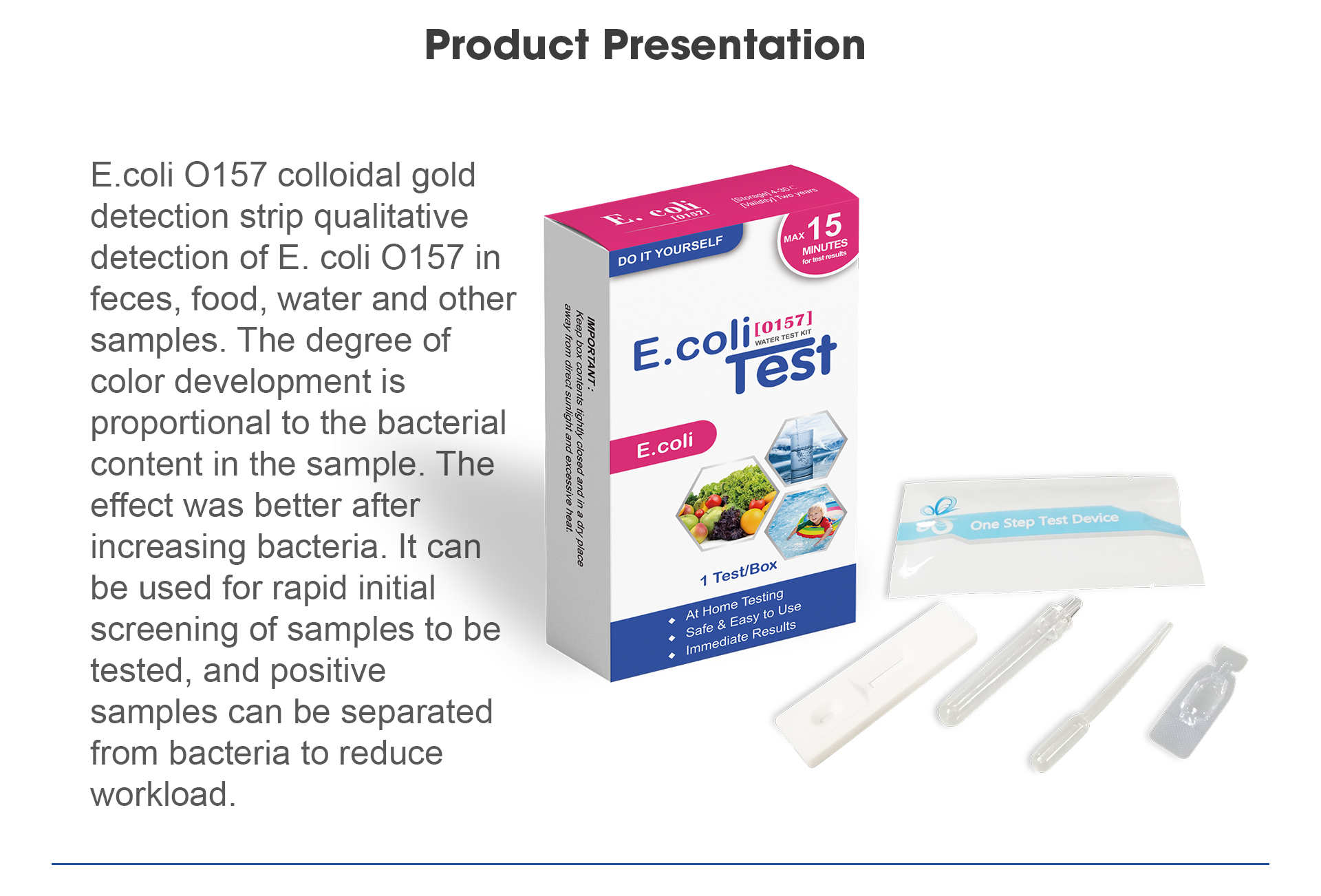 Deep Blue E.coli Test Kit - Drinking Water Bacteria Test, Results in 15 Minutes - Image 4
