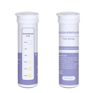 Deep Blue Glutaraldehyde Test Strips - Test Water Disinfectant Levels (0.5-3%)