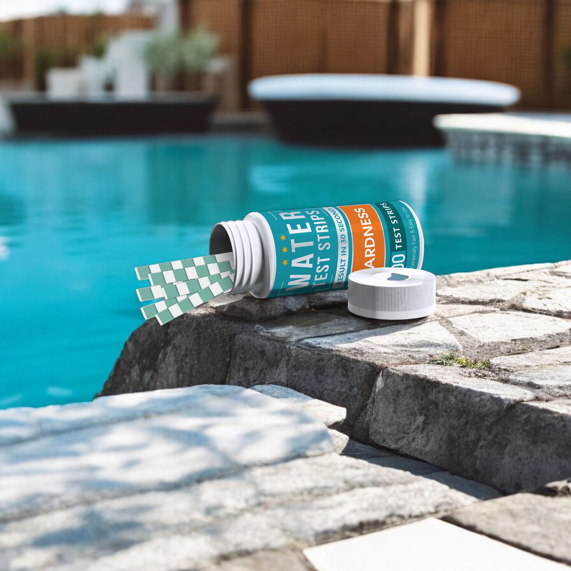 Deep Blue Water Hardness Test Strips - Calcium Hardness Test for Pool, Spa & Aquarium (4 Colour Pad) - Image 6