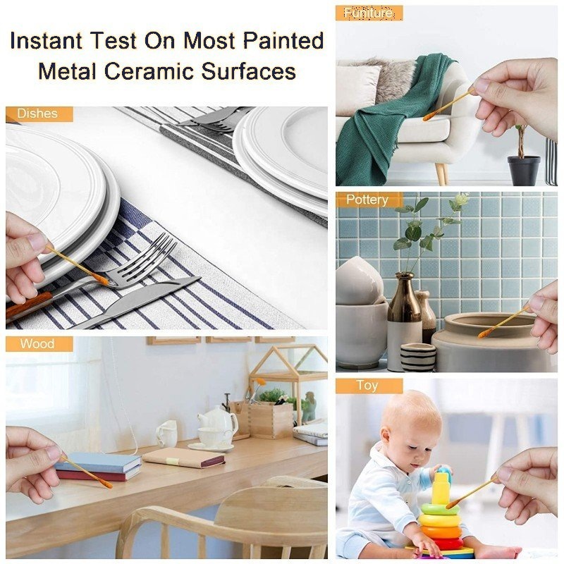 Deep Blue Lead Test Swabs - Instant Lead Test Kit for Paint, Toys, Dishes & Surfaces - Image 6
