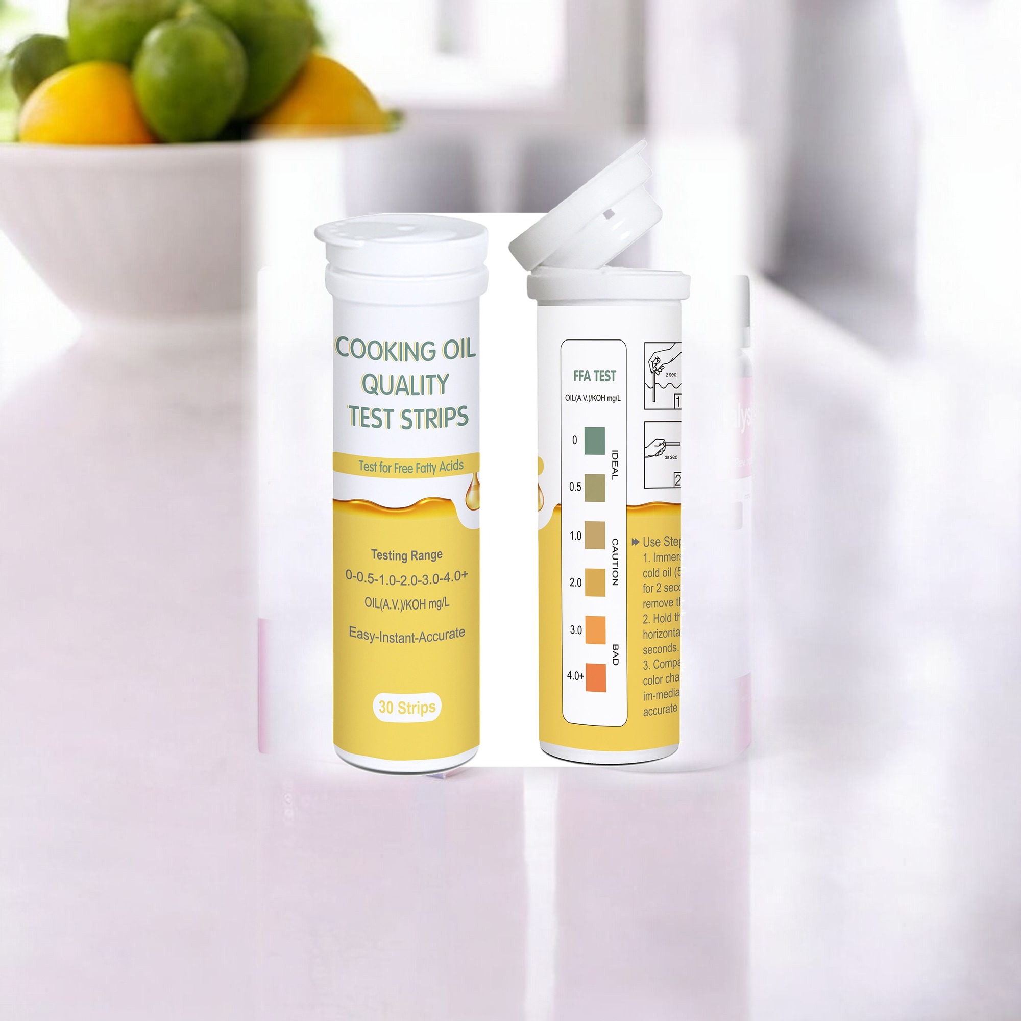 Deep Blue Cooking Oil Quality Test Strips - FFA & Acid Value Test for Fryer Oil - Image 7