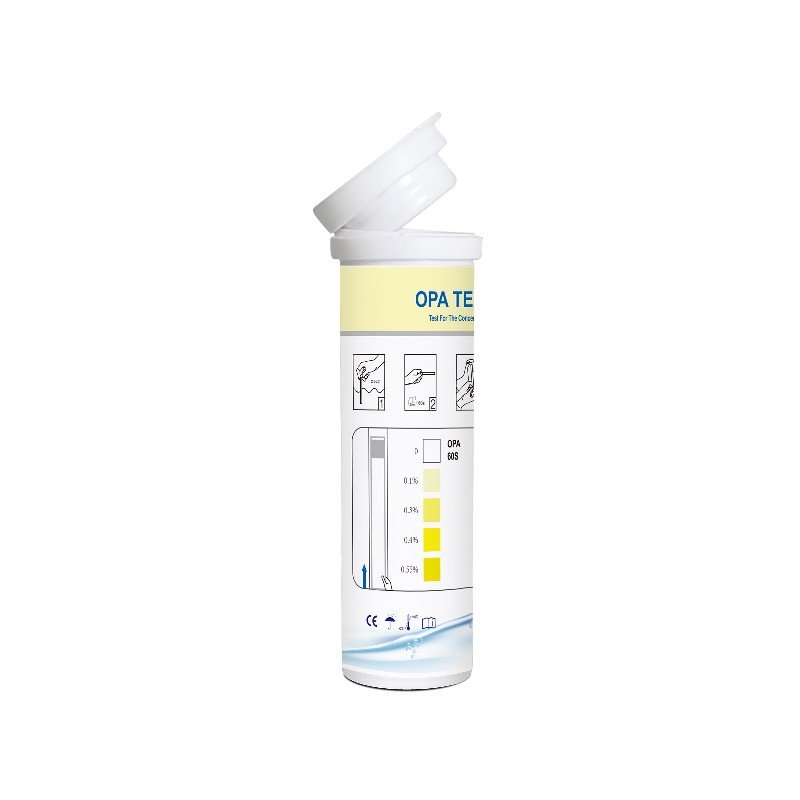 Deep Blue OPA Test Strips - Ortho-Phthalaldehyde Test for Disinfectant Strength (0-0.55%) - Image 2