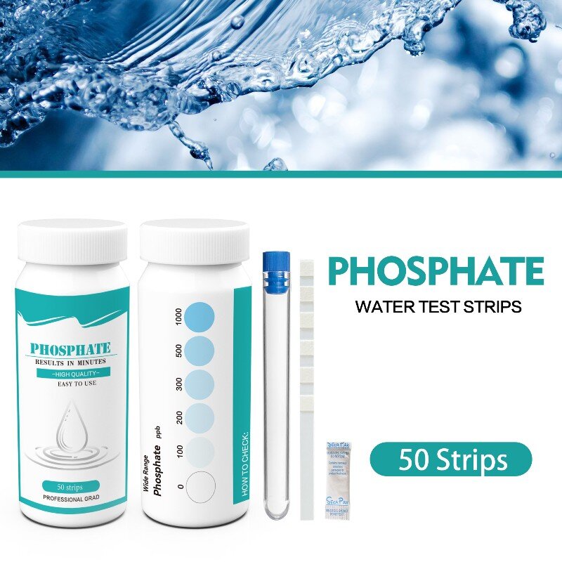 Deep Blue Phosphate Test Strips - Algae Prevention Water Test for Pool & Spa (0-1000ppb) - Image 6