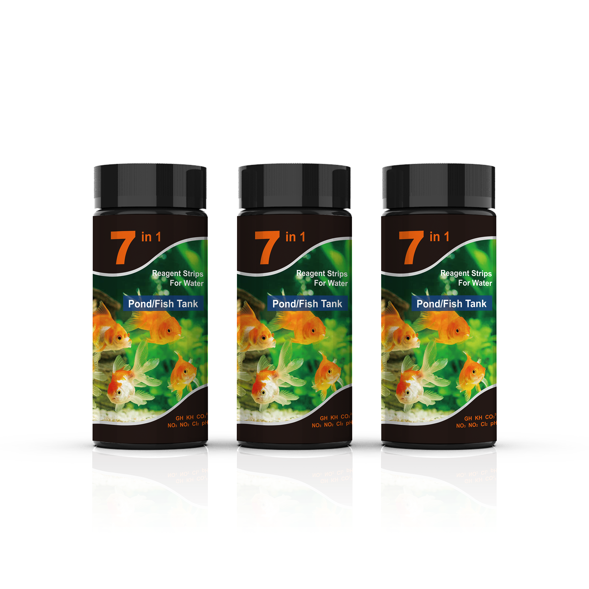 Deep Blue 7-in-1 Pond & Fish Tank Test Strips - Aquarium Water Quality Check - Image 2