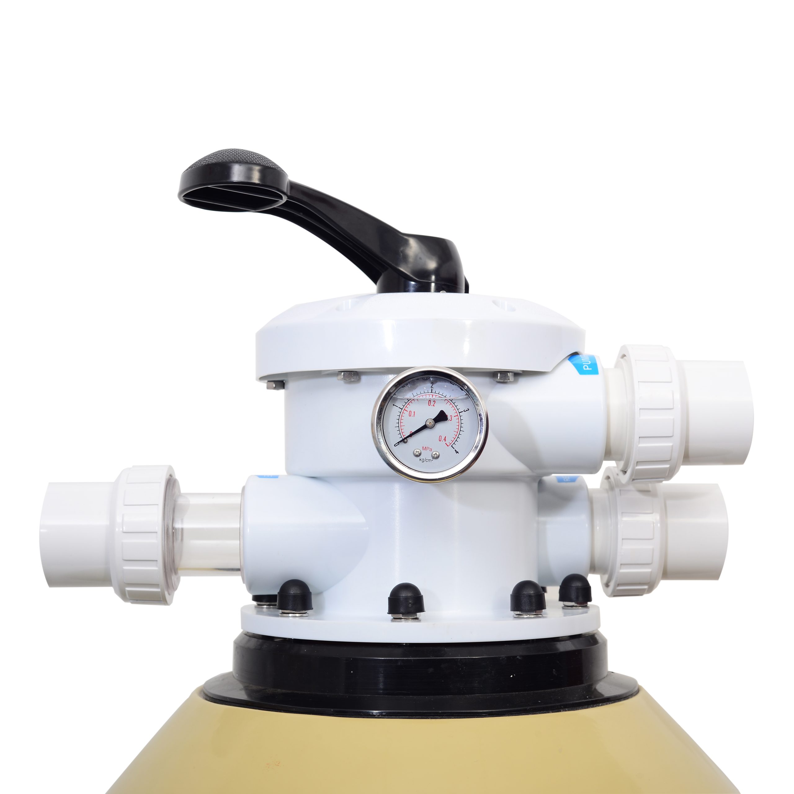 Deep Blue Gel Coat Side Mount Sand Filter 500mm, Compact Build - Gel Side 900mm - Image 2