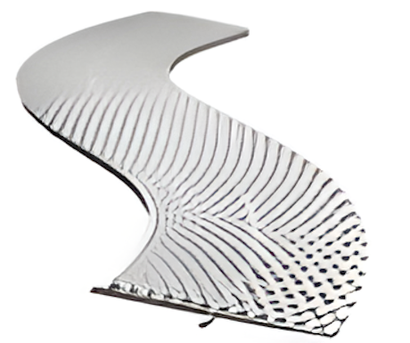 Deep Blue Eco Zigzag Pool Floor Grate - 18cm Strong PP Plastic - Eco Zigzag Grating 30cm - Image 2