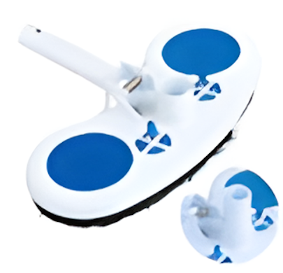 Deep Blue Pro Semi-Circular Vacuum Cleaner Head for Pond Bottoms with Stain Absorber - Image 2