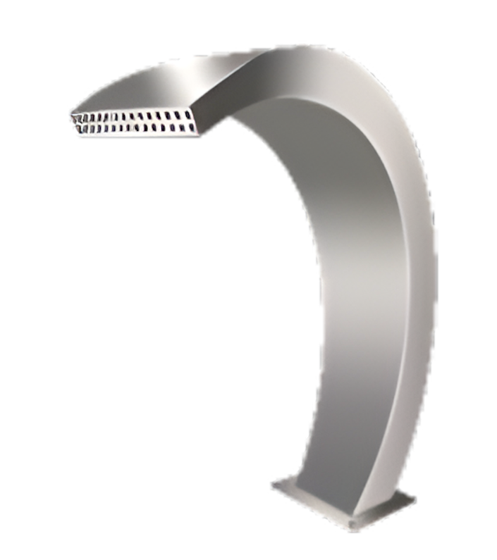 Deep Blue Pro Aquarius Stainless Steel Pool Waterfall, 250x100mm, 304 Steel - Ss Sculptor 800x500 304 - Image 5