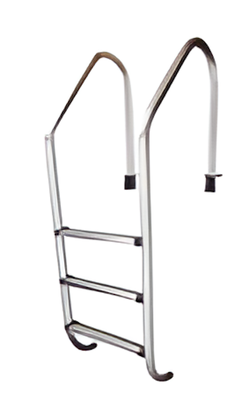 Deep Blue Pro 2 Tread Standard Pool Ladder in Safe, High Quality Stainless Steel - Standard Ladder 4-Tread - Image 15