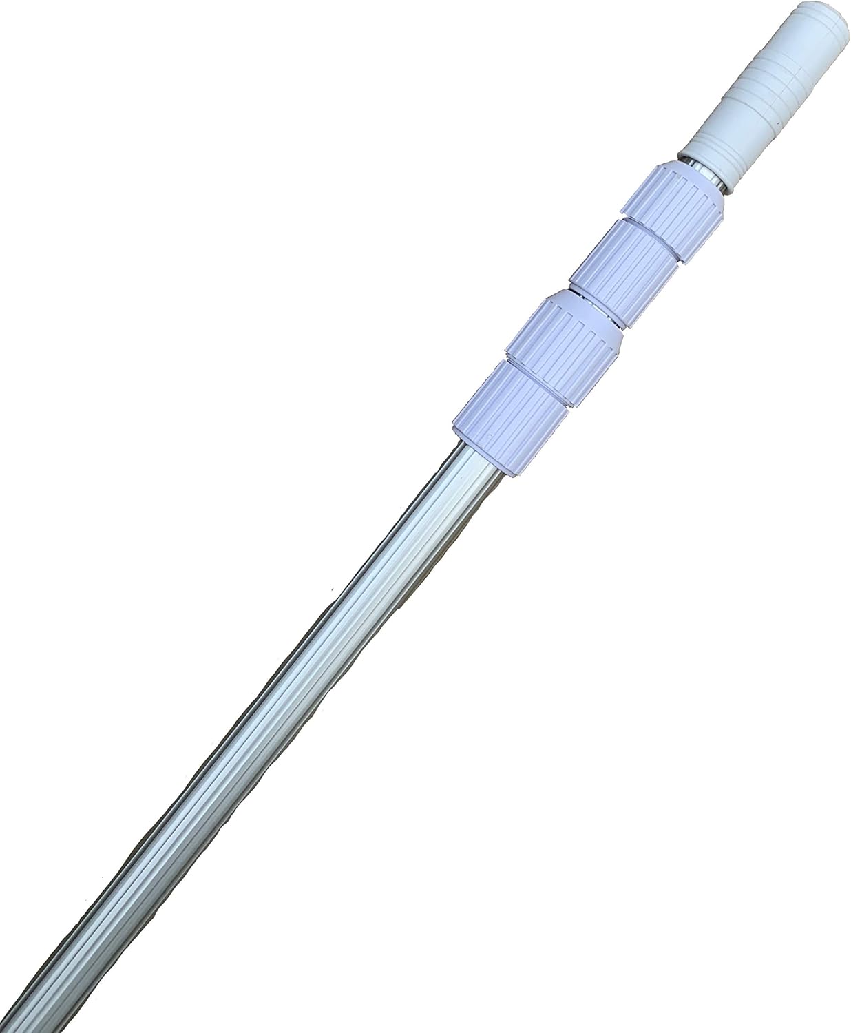 Deep Blue 2.4m Smooth Telescopic Pool Pole, Lightweight 2x120cm Design - Smooth Pole 7.8m 3x260cm