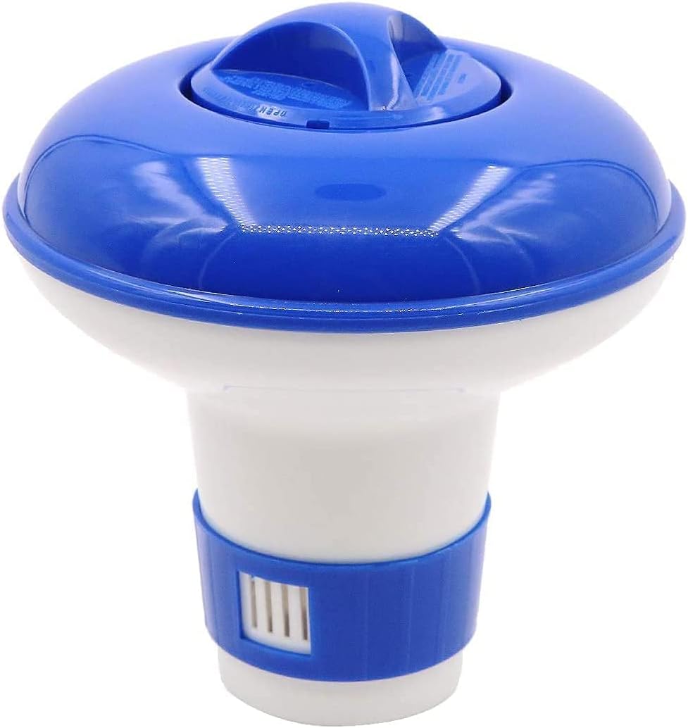 Deep Blue Pro Floating Chlorine Dispenser for Pools and Hot Tubs - 5 Inch